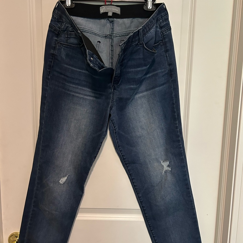 Wit & Wisdom Dark Blue Skinny Jeans